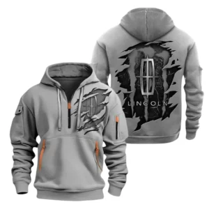 Lincoln Half Zip Hoodie, Sports Hooded Multi-Pockets TN070325Y25QZ2HCT2LIN