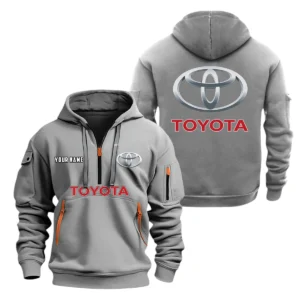 Toyota Half Zip Hoodie, Sports Hooded Multi-Pockets, Custom Name TN100325Y25QZ2HCT1TOY