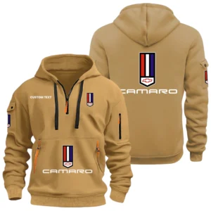 Chevrolet Camaro Half Zip Hoodie, Sport Hooded Multi-Pocket, Custom Name HIDI030325Y25QZ2HCHC