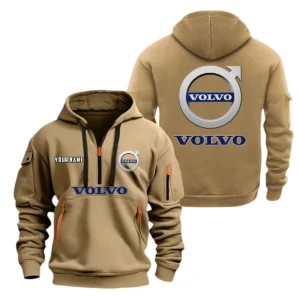 Volvo Half Zip Hoodie, Sport Hooded Multi-Pocket, Custom Name TN100325Y25QZ2HCTR1VOV