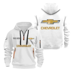 Chevrolet Half Zip Hoodie, Sport Hooded Multi-Pocket, Custom Name TN100325Y25QZ2HCT7CH