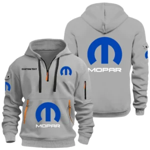Mopar Half Zip Hoodie, Sports Hooded Multi-Pockets, Custom Name HIDI040325Y25QZ2HMOP