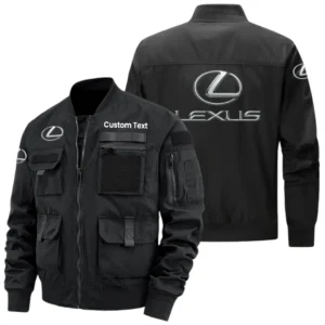 Lexus Exclusive Logo Jacket x Baseball Collar Style Multiple Pockets Men’s Hiking Outdoor Jacket Custom Name HIHI150325Y40JCXLEX