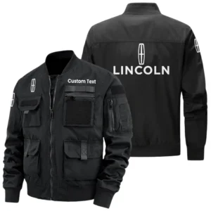 Lincoln Exclusive Logo Jacket x Baseball Collar Style Multiple Pockets Men’s Hiking Outdoor Jacket Custom Name HIHI160325Y40JCXLIN