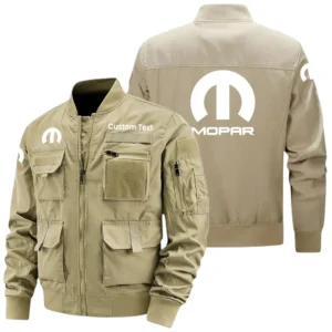 Mopar Exclusive Logo Jacket x Baseball Collar Style Multiple Pocket Men’s Hiking Outdoor Jacket, Custom Name HIHI160325Y40JCXMOP