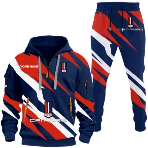 Chevrolet Camaro Half Zip Hoodie x Long Pants Set All-over Print, Custom Name HIHI090525Y26QZ3HCHC
