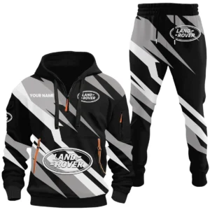 Land Rover Half Zip Hoodie x Long Pants Set All-over Print, Custom Name HIHI120525Y26QZ3HLAR