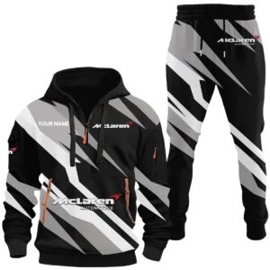 McLaren Half Zip Hoodie x Long Pants Set All-over Print, Custom Name HIHI120525Y26QZ3HMCL