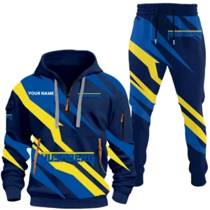 Husaberg Half Zip Hoodie x Long Pants Set All-over Print, Custom Name HIHI190525Y26QZ3HHUS