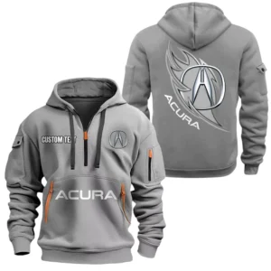 Acura Half Zip Hoodie, Sport Hooded Multi-Pocket, Custom Name TN260525Y25QZ2HCT1ACU