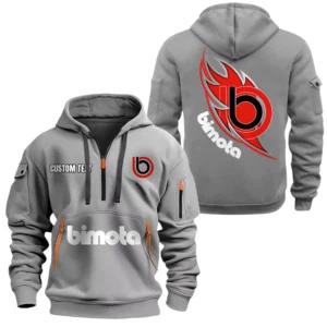 Bimota Half Zip Hoodie, Sport Hooded Multi-Pocket, Custom Name TN260525Y25QZ2HCT1BIM