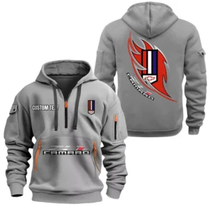 Camaro-ZL1 Half Zip Hoodie, Sport Hooded Multi-Pocket, Custom Name TN260525Y25QZ2HCT4CHC