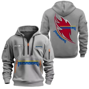 Husaberg Half Zip Hoodie, Sport Hooded Multi-Pocket, Custom Name TN270525Y25QZ2HCT1HUS