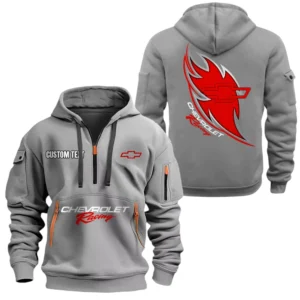 Chevrolet Racing Half Zip Hoodie, Sport Hooded Multi-Pocket, Custom Name TN270525Y25QZ2HCT2CHM