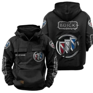 Buick Quarter Zip Hoodie, Sports Hoodie Multi-Pockets, Custom Name TN240525Y41HJRCT2BUI
