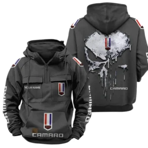 Chevrolet Camaro Quarter Zip Hoodie, Sports Hoodie Multi-Pockets, Custom Name TN240525Y41HJRCT1CHC