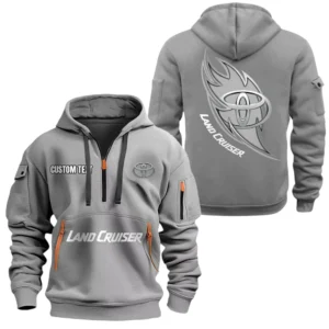 Land Cruiser Half Zip Hoodie, Sport Hooded Multi-Pocket, Custom Name TN040625Y25QZ2HCT1TOY