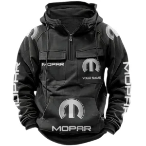 Mopar Quarter Zip Hoodie Sports Hoodie Multi-Pockets Custom Name TN020625Y41HJRCT1MOP