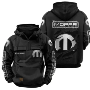 Mopar Quarter Zip Hoodie Sports Hoodie Multi-Pockets Custom Name TN020625Y41HJRCT2MOP