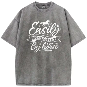 This Girl Runs On Jesus And Horse Washed Tshirts