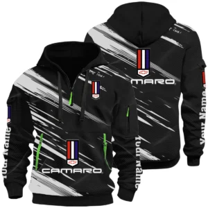 Chevrolet Camaro Half Zip Hoodie All Over Prints Multi-Pockets Custom Name