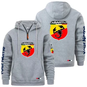 Abarth Quarter Zip Pullover Hoodie Custom Name