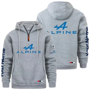 Alpine Quarter Zip Pullover Hoodie Custom Name