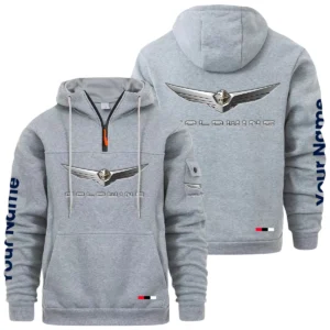 Honda Gold Wing Quarter Zip Pullover Hoodie Custom Name