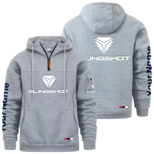 Slingshot Quarter Zip Pullover Hoodie Custom Name