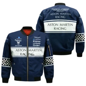 Aston Martin Racing All Over Prints Bomber Jacket
