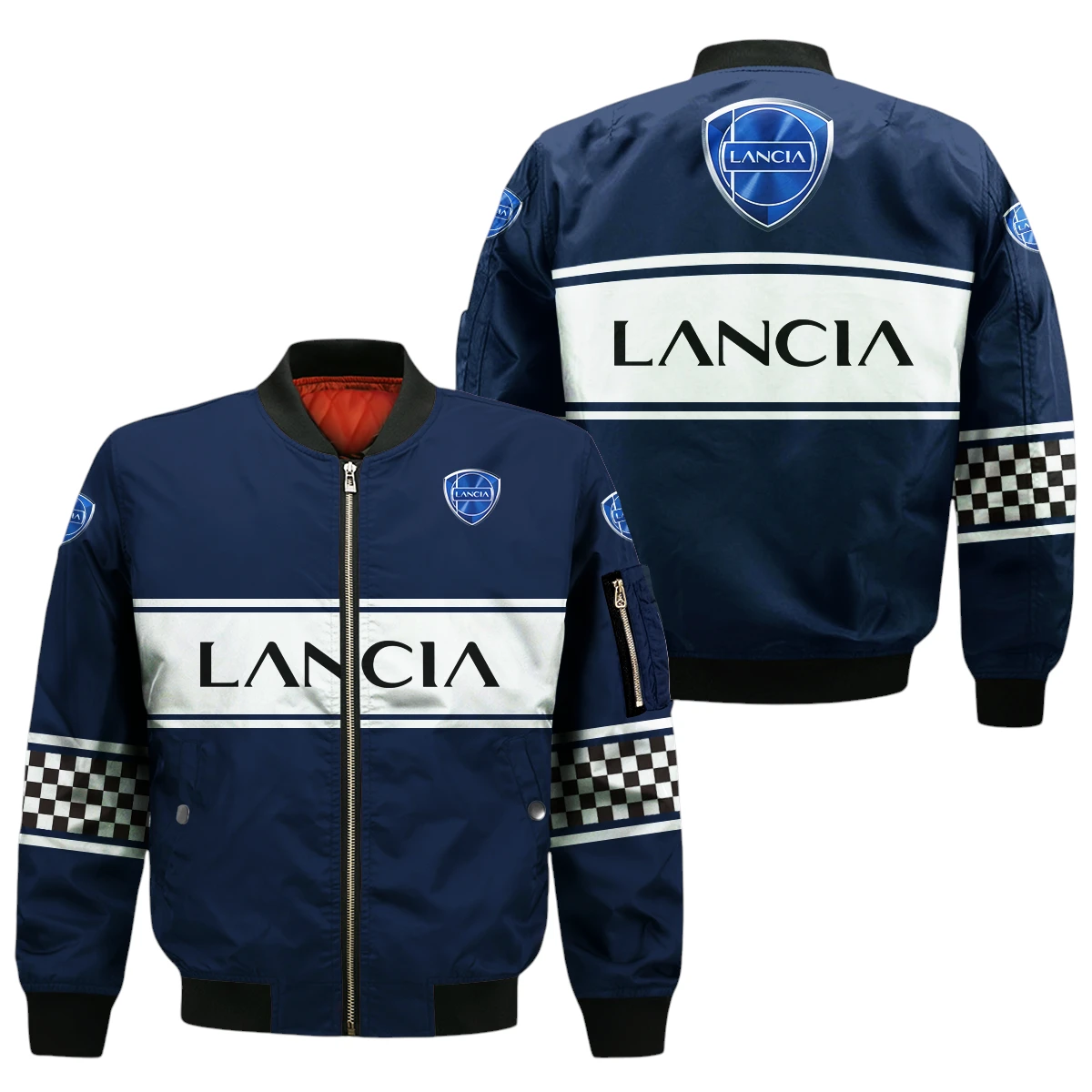 Lancia All Over Prints Bomber Jacket Lancia All Over Prints Bomber Jacket