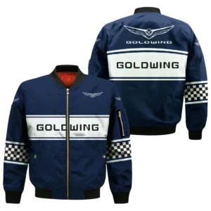 Honda Gold Wing All Over Prints Bomber Jacket