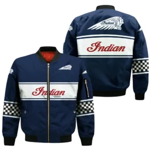 Indian Motorcycle All Over Prints Bomber Jacket