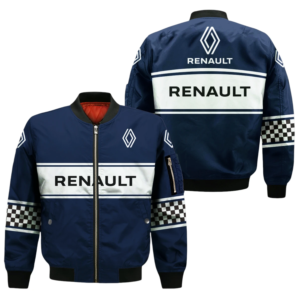 Renault All Over Prints Bomber Jacket Renault All Over Prints Bomber Jacket