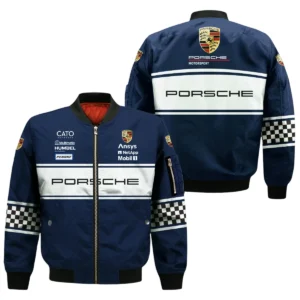 Porsche Motorsport Racing All Over Prints Bomber Jacket