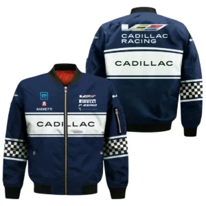 Cadillac Racing All Over Prints Bomber Jacket