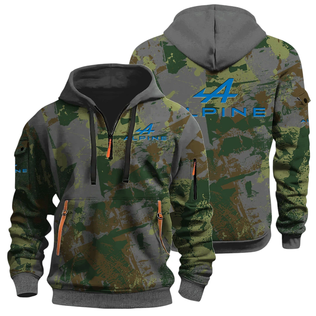 Alpine Half Zip Hoodie All Over Prints Sports Hoodie Style Custom Name Alpine Half Zip Hoodie All Over Prints Sports Hoodie Style Custom Name