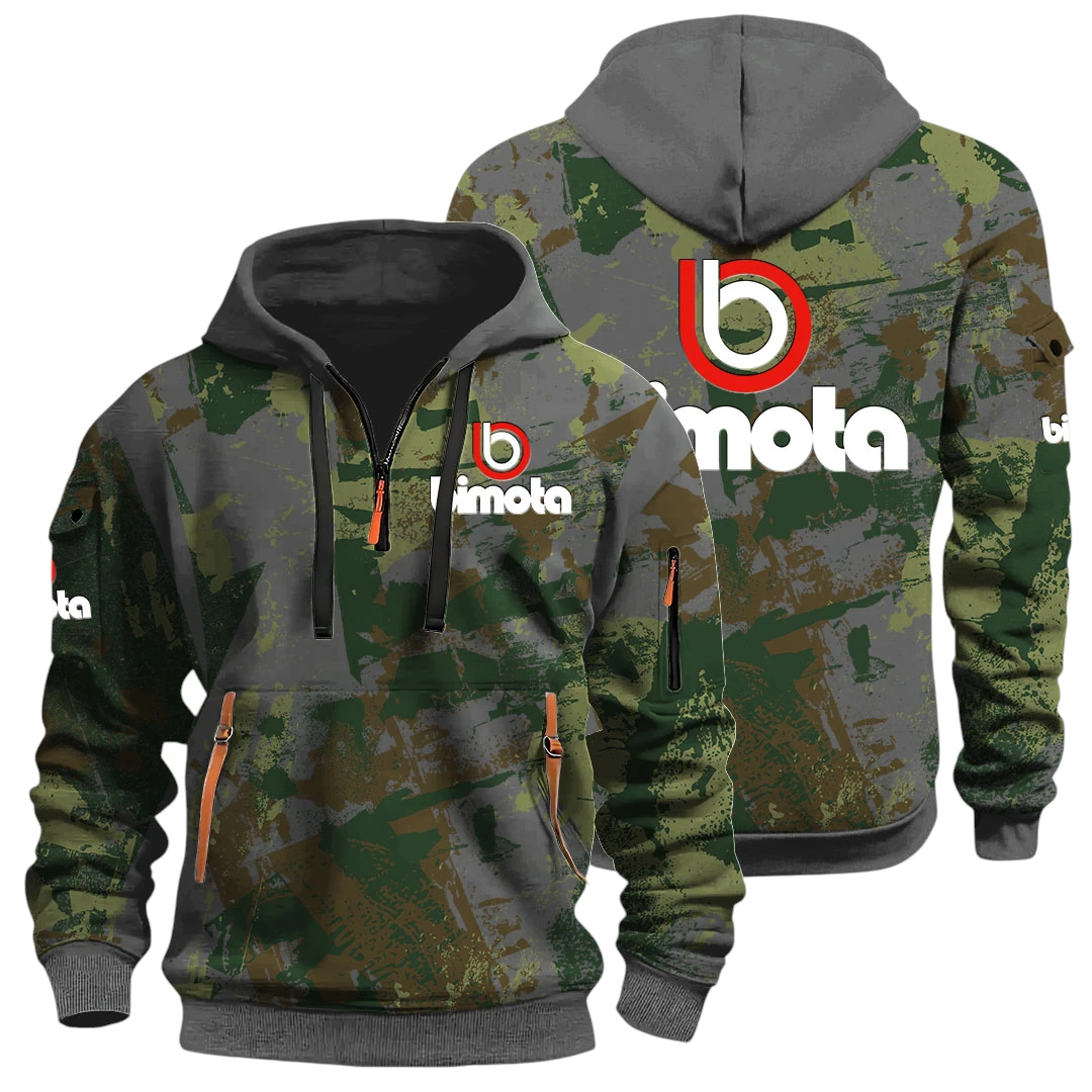 Bimota Half Zip Hoodie All Over Prints Sports Hoodie Style Custom Name Bimota Half Zip Hoodie All Over Prints Sports Hoodie Style Custom Name
