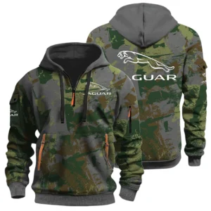 Jaguar Half Zip Hoodie All Over Prints Sports Hoodie Style Custom Name