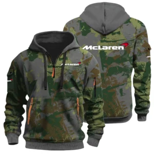 McLaren Half Zip Hoodie All Over Prints Sports Hoodie Style Custom Name