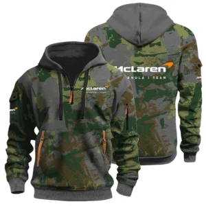 McLaren Racing Limited Half Zip Hoodie All Over Prints Sports Hoodie Style Custom Name