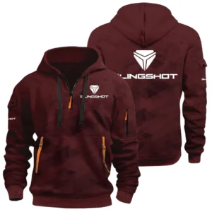 Slingshot Half Zip Hoodie All Over Prints Multi Pockets Custom Name Gift For Fan