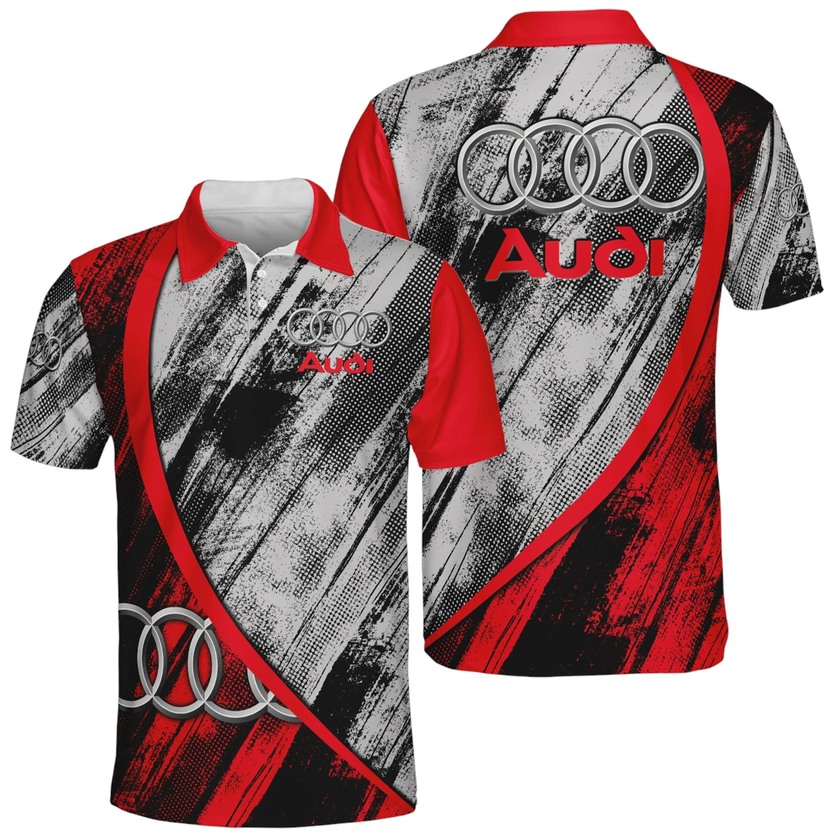 Audi Polo All Over Prints Gift For Fan Audi Polo All Over Prints Gift For Fan