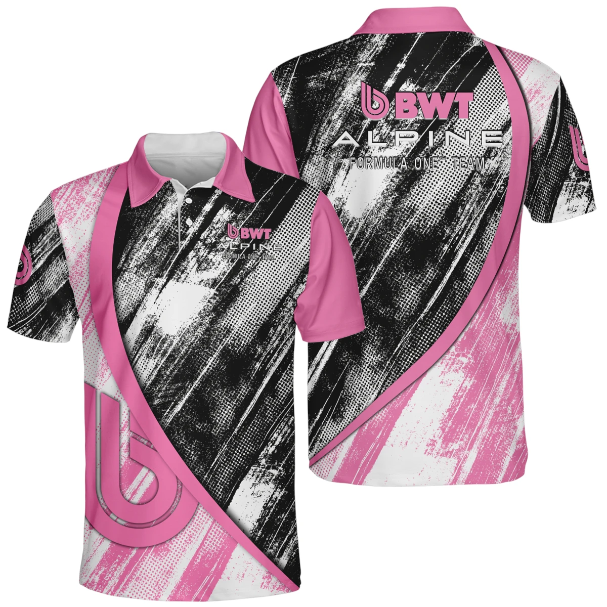 Alpine F1 Team Racing Polo All Over Prints Alpine F1 Team Racing Polo All Over Prints