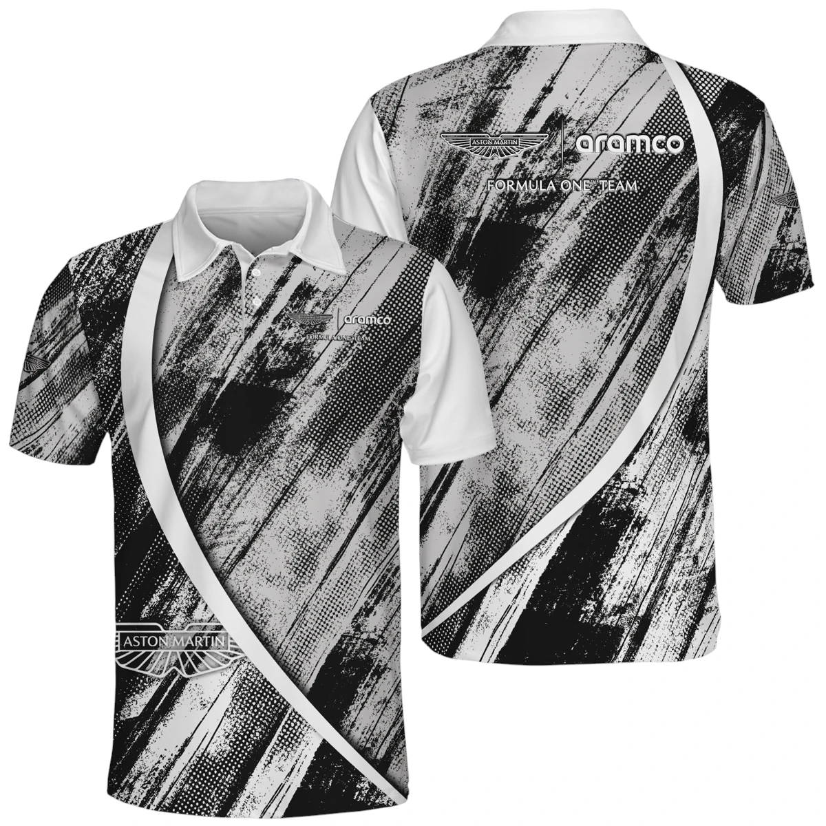 Aston Martin Racing Polo All Over Print Aston Martin Racing Polo All Over Print