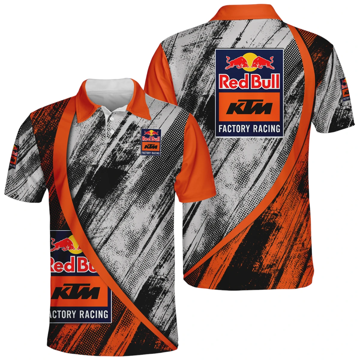 Red Bull KTM Factory Racing Polo All Over Prints Red Bull KTM Factory Racing Polo All Over Prints