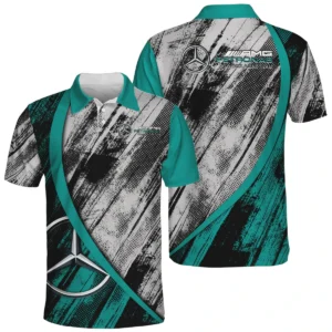 Mercedes-AMG Petronas Racing Polo All Over Prints