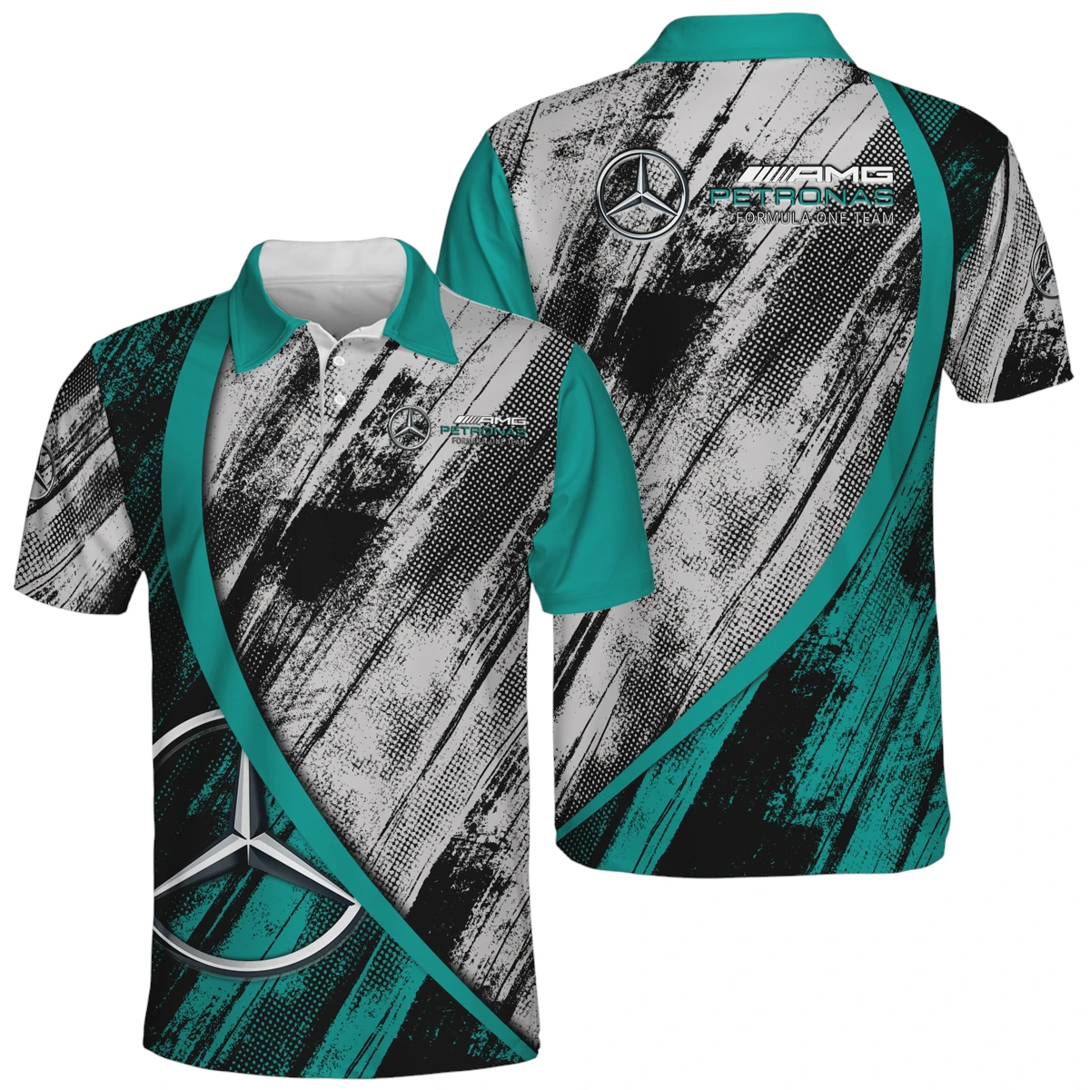 Mercedes-AMG Petronas Racing Polo All Over Prints Mercedes-AMG Petronas Racing Polo All Over Prints