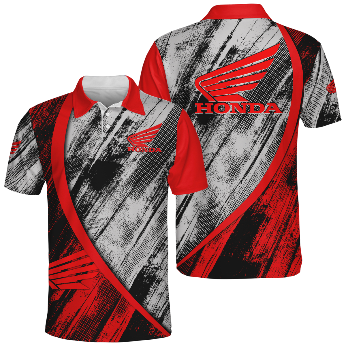 Honda Motor Polo All Over Prints Honda Motor Polo All Over Prints