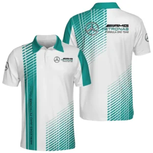 Mercedes-AMG Petronas Racing Polo All Over Prints Gift For Fan